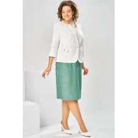 Костюм Romanovich 3-2697 белый/зелень Костюм Romanovich 3-2697 белый/зелень