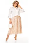 Костюм Anastasia 1322 белый+карамель
