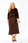 Костюм Элль-стиль 2452 шоколад
