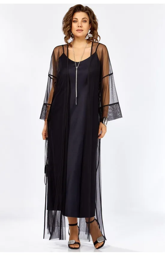 Костюм 25308 черный+синий