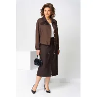 Костюм Асолия 1507 коричневый