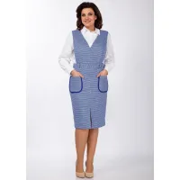Костюм Vilena fashion белый+зеленый
