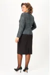 Костюм Anastasia MAK 544с серый+черный Костюм Anastasia MAK 544с серый+черный