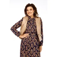 Костюм Милора-стиль 1380/1 черный + капучино (соты)