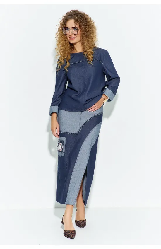 Костюм Euromoda 693 синий