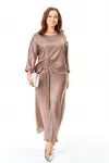 Костюм Карина Делюкс М-1425 светло-коричневый