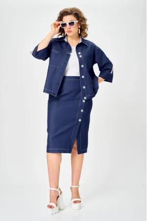 Костюм Vilena fashion 1152 джинс