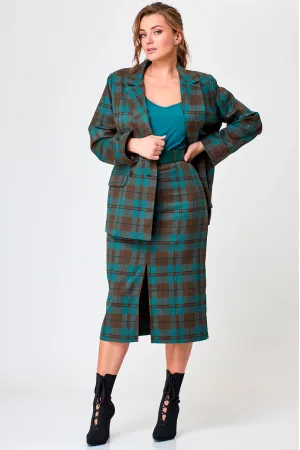 Костюм Anelli 1147 пихта + клетка