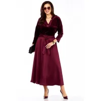 Костюм Taita plus 2533 бургунди