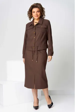 Костюм Асолия 1507-1 коричневый