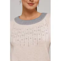 Костюм Галеан Cтиль 994 бежевый с серым