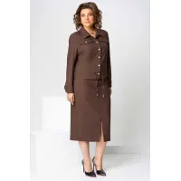 Костюм Асолия 1507-1 коричневый