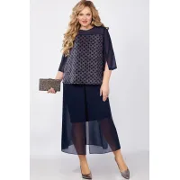 Костюм VOLNA 1391 сине-графитовый