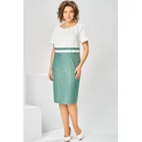 Костюм Romanovich 3-2697 белый/зелень