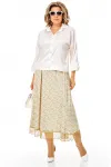 Костюм Anastasia 1322 белый+цветы