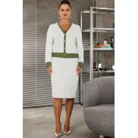 Костюм Галеан Cтиль 903 зеленый орнамент Костюм Галеан Cтиль 903 зеленый орнамент