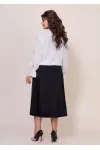 Костюм Mira Fashion 5585 белый+черный