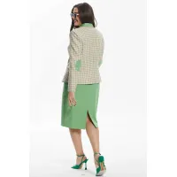 Костюм Angelina 916 бежевый+зеленый