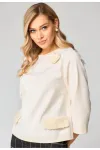 Костюм LAIKONY L-822/25 персиковый+клетка