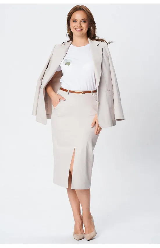 Костюм T&N 7647 светлый песок и белый