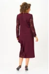 Костюм Кокетка и К 1336 бордовый