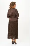 Костюм Кокетка и К 1334 коричневый