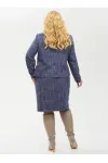 Костюм YOUR SIZE 2266/164 Синий с добавлением бежевых нитей