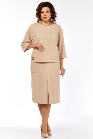 Костюм Элль-стиль 2441 бежевый