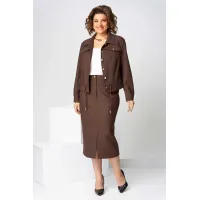 Костюм Асолия 1507-1 коричневый