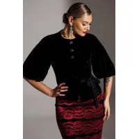 Костюм Мода-Юрс 25-2623 черный+красный