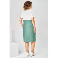 Костюм Romanovich 3-2697 белый/зелень