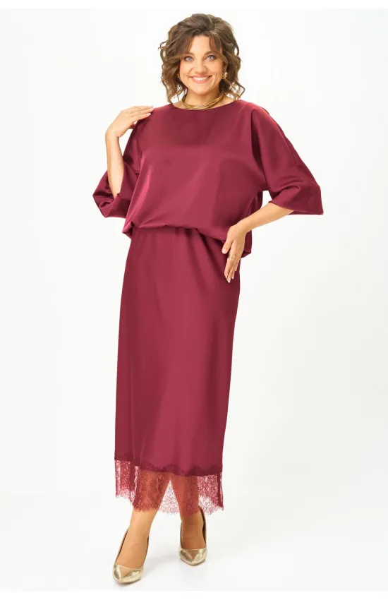 Костюм Карина Делюкс М-1410 бордо