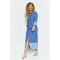 Костюм Euromoda 698 голубой