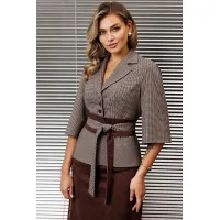 Костюм Мода-Юрс 25-2618-0 каштан_бежевый