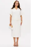 Костюм MisLana 11070 белый с кремовым (букле)