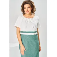 Костюм Romanovich 3-2697 белый/зелень