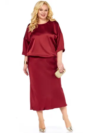 Костюм 2449/1 бордо