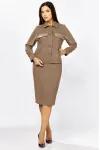 Костюм Мишель стиль 1334 бежевый