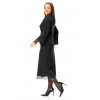 Костюм T&N 7721 черный с блеском.