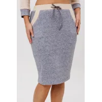 Костюм Галеан Cтиль 786-1 серый с бежевым