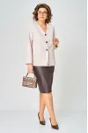 Костюм Vilena fashion 1147 беж+шоколад