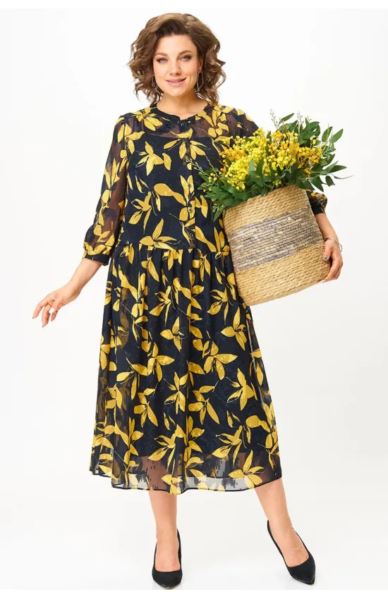 Костюм Lady Style Classic 2811/1 Черный с желтым