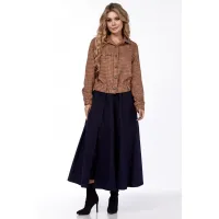 Костюм Милора-стиль коричневый+черный Костюм Милора-стиль коричневый+черный