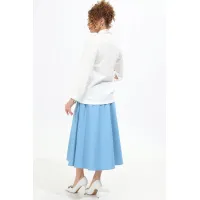 Костюм NikVa 952-2 молоко+голубой