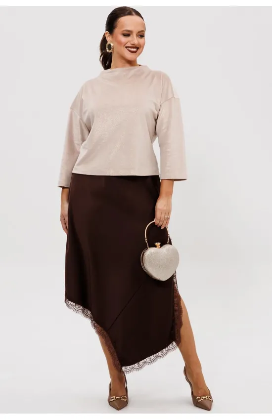 Костюм Мублиз 302 беж+шоколад