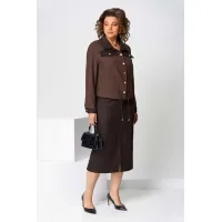 Костюм Асолия 1507 коричневый Костюм Асолия 1507 коричневый