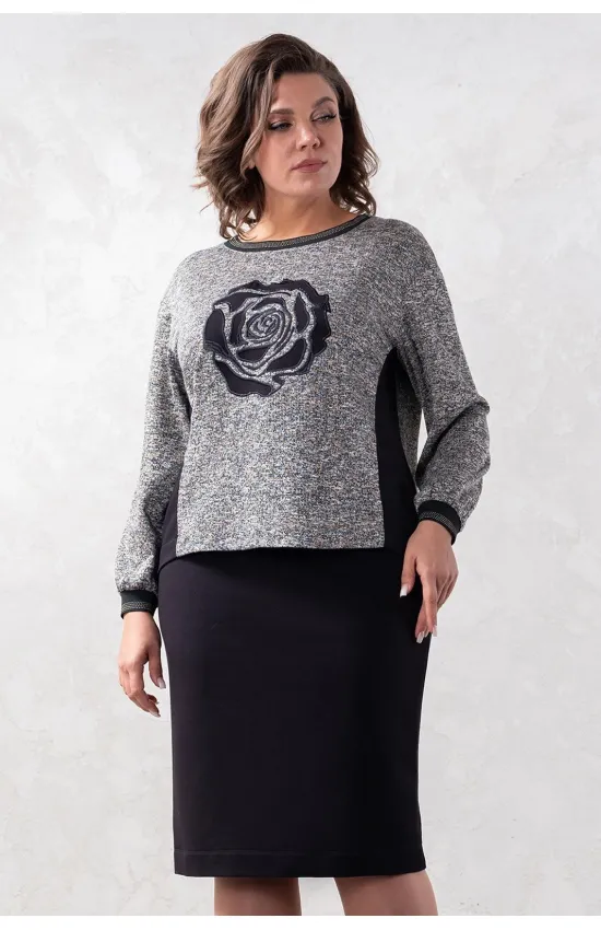 Костюм Avanti 1604 серый/черный