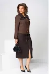 Костюм Асолия 1507 коричневый Костюм Асолия 1507 коричневый