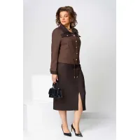 Костюм Асолия 1507 коричневый