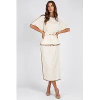 Костюм Vizavi 801 молочный с меланжем Костюм Vizavi 801 молочный с меланжем